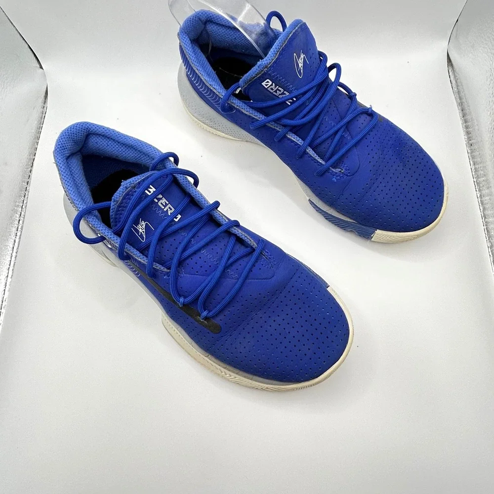 Under Armour Curry 3Zero Blue Grey Youth‎ Basketball Shoes 3022117-400 Size 5.5Y